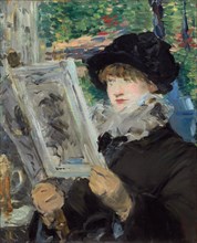 Woman Reading, 1880/81. Creator: Edouard Manet.