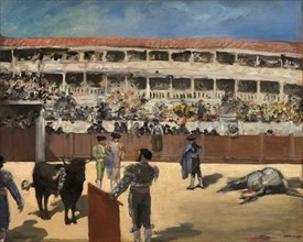 Bullfight, 1865/66. Creator: Edouard Manet.