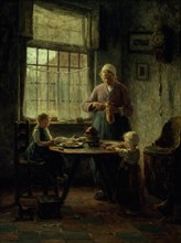 A Family Meal, 1890s (?). Creator: Evert Pieters.