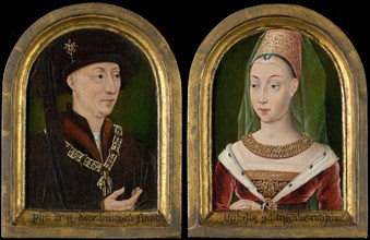 Philip the Good, Duke of Burgundy; Isabelle of Bourbon (?), c. 1520/30. Creator: Unknown.