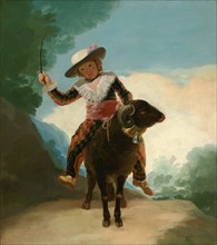 Boy on a Ram, 1786/87. Creator: Francisco Goya.