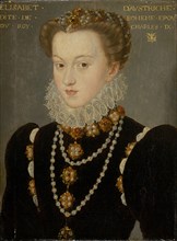 Portrait of Elizabeth of Austria, Wife of King Charles IX of France, after 1571. Creator: Francois Clouet.