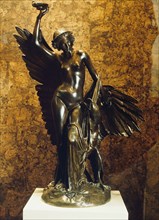 Hebe and the Eagle of Jupiter, modeled c. 1852 (cast c. 1860/80). Creator: Francois Rude.