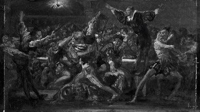 The Carousal (Scene from Faust?), c. 1860/70. Creator: Unknown.