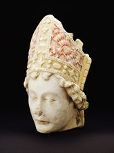 Head of a Bishop, c. 1500. Creator: Unknown.