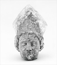 Head of a Bishop Saint, 1300/1500. Creator: Unknown.