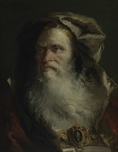 Head of a Philosopher, 1758/64. Creator: Giovanni Domenico Tiepolo.