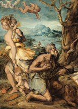 The Temptation of Saint Jerome, 1541/48. Creator: Giorgio Vasari.