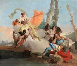Armida Encounters the Sleeping Rinaldo, 1742/45. Creator: Giovanni Battista Tiepolo.