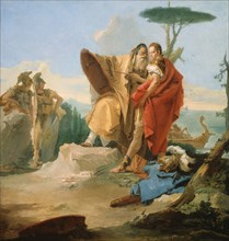Rinaldo and the Magus of Ascalon, 1742/45. Creator: Giovanni Battista Tiepolo.