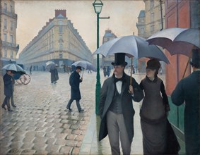 Gustave Caillebotte
Ecole française
Rue de Paris, temps de pluie
1877
Huile sur toile (212,2 x