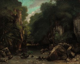 The Valley of Les Puits-Noir, 1868. Creator: Gustave Courbet.