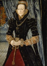 Portrait of a Lady of the Wentworth Family (Probably Jane Cheyne), 1563. Creator: Hans Eworth.