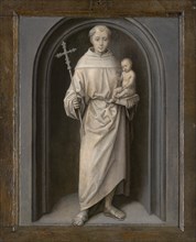 Saint Anthony of Padua, 1485/90. Creator: Hans Memling.