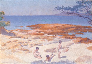 Beach at Cabasson (Baigne-Cul), 1891/92. Creator: Henri-Edmond Cross.