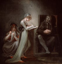 Milton Dictating to His Daughter, 1794. Creator: Henry Fuseli.