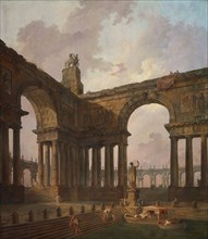 The Landing Place, 1787/88. Creator: Hubert Robert.