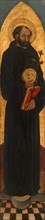 Saint Nicholas of Tolentino from an Augustinian altarpiece, 1450/75. Creator: Unknown.