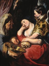 The Temptation of the Magdalene, c. 1616/17. Creator: Jacob Jordaens.