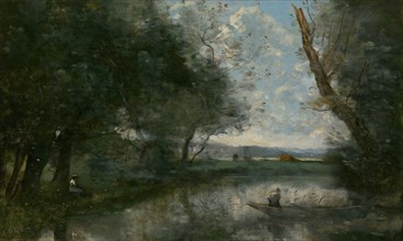 Landscape, 1865/70. Creator: Jean-Baptiste-Camille Corot.