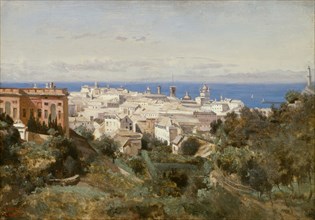 View of Genoa, 1834. Creator: Jean-Baptiste-Camille Corot.
