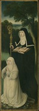 Saint Gertrude of Nivelles and an Augustinian Canoness, 1525/50. Creator: Unknown.