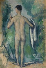 Standing Bather, Seen from the Back, 1879/82. Creator: Paul Cezanne.