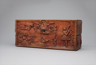 Decorated Wooden Box, 1884. Creator: Paul Gauguin.