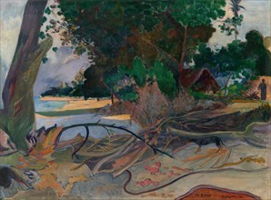 Te burao (The Hibiscus Tree), 1892. Creator: Paul Gauguin.