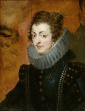 Portrait of Isabella of Bourbon, c. 1630. Creator: Peter Paul Rubens, follower of Flemish,.