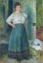 The Laundress, 1877/79. Creator: Pierre-Auguste Renoir.