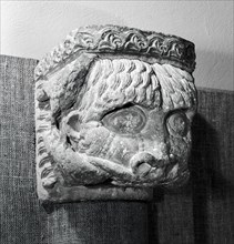 Lintel Support with Lion, 1125/50. Creator: Unknown.