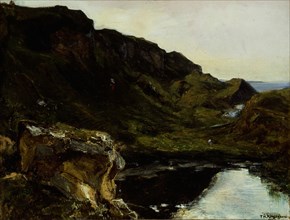 Landscape, c. 1835. Creator: Theodore Rousseau.