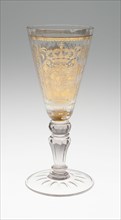 Wine Glass, Bohemia, Early 18th century. Creator: Bohemia Glass.