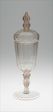 Covered Goblet (Pokal), Bohemia, 1700/50. Creator: Bohemia Glass.