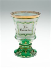 Beaker, Bohemia, c. 1840. Creator: Bohemia Glass.