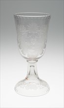 Goblet, Bohemia, c. 1750. Creator: Bohemia Glass.