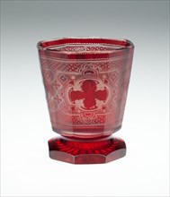 Beaker, Bohemia, c. 1850/70. Creator: Bohemia Glass.