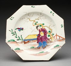 Plate, Bow, 1760/70. Creator: Bow Porcelain Factory.