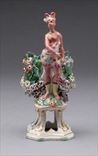 Figure of America, Bow, c. 1766. Creator: Bow Porcelain Factory.