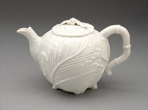 Teapot, Chelsea, 1747/49. Creator: Chelsea Porcelain Manufactory.