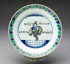 Plate, Jingdezhen, c. 1721/25. Creator: Jingdezhen Porcelain.