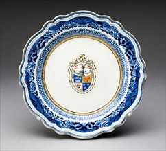 Plate, Jingdezhen, c. 1780. Creator: Jingdezhen Porcelain.