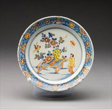 Dish, Delft, Early 18th century. Creator: Delftware.