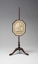 Pole Screen with Venus and Cupid, England, Late 18th century. Creator: Unknown.