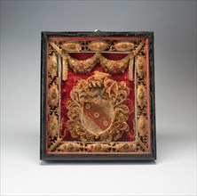 Shadow Box with Coat of Arms, England, Late 17th to early 18th century. Creator: Unknown.