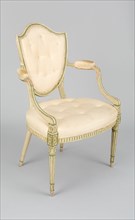 Armchair (one of a pair), England, c. 1770/80. Creator: Unknown.