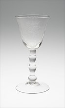 Wine Glass, Netherlands, July 8, 1760. Creator: Unknown.