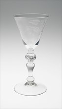 Wine Glass, England, 1749. Creator: Unknown.