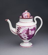 Coffee Pot, Staffordshire, c. 1820. Creator: Staffordshire Potteries.